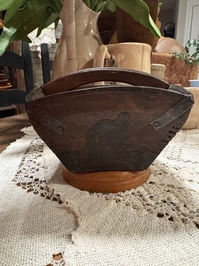 Antique Rice Grain measure bucket
